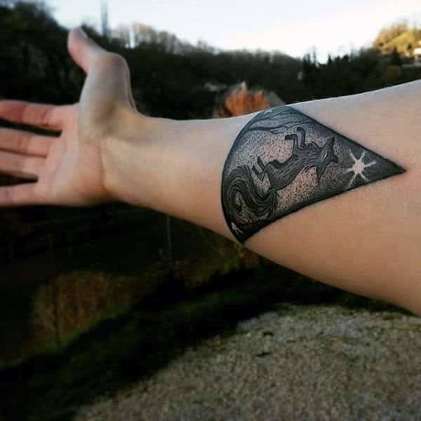 Fox Tattoo on forearm 