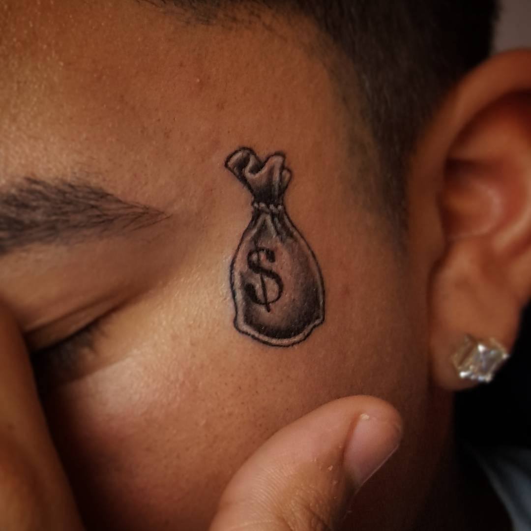 money bag tattoo