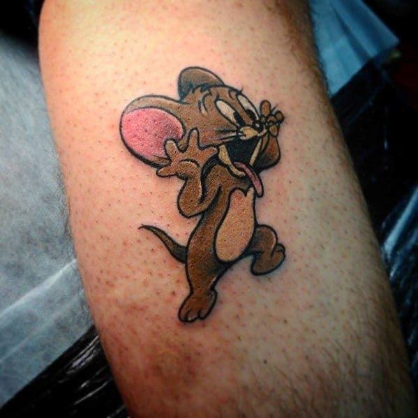 Jerry Tattoo on leg for men