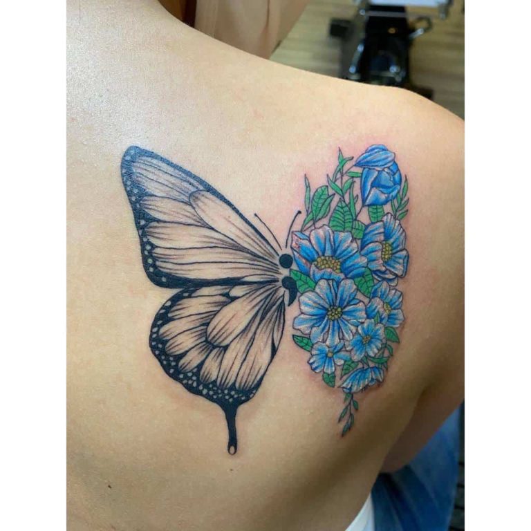 What Does A Semicolon Butterfly Tattoo Mean? - TattoosWin