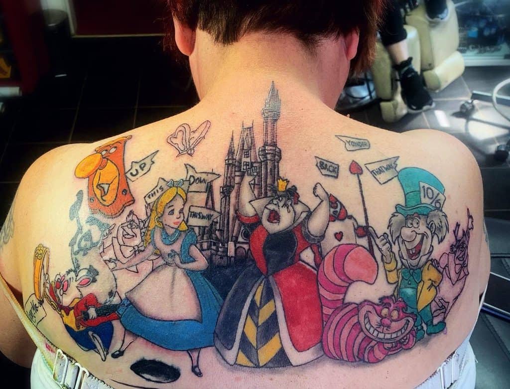 Alice in Wonderland Tattoos  alice in wonderland tattoo