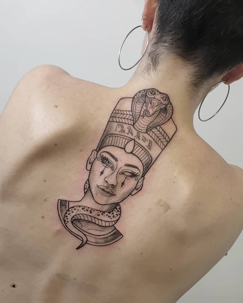 Nefertiti Tattoo for women