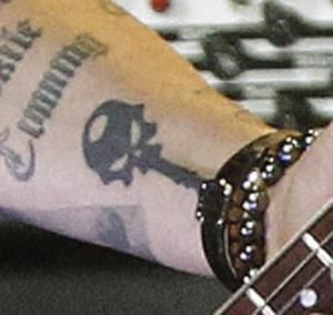 Skeleton key Tattoo on wrist