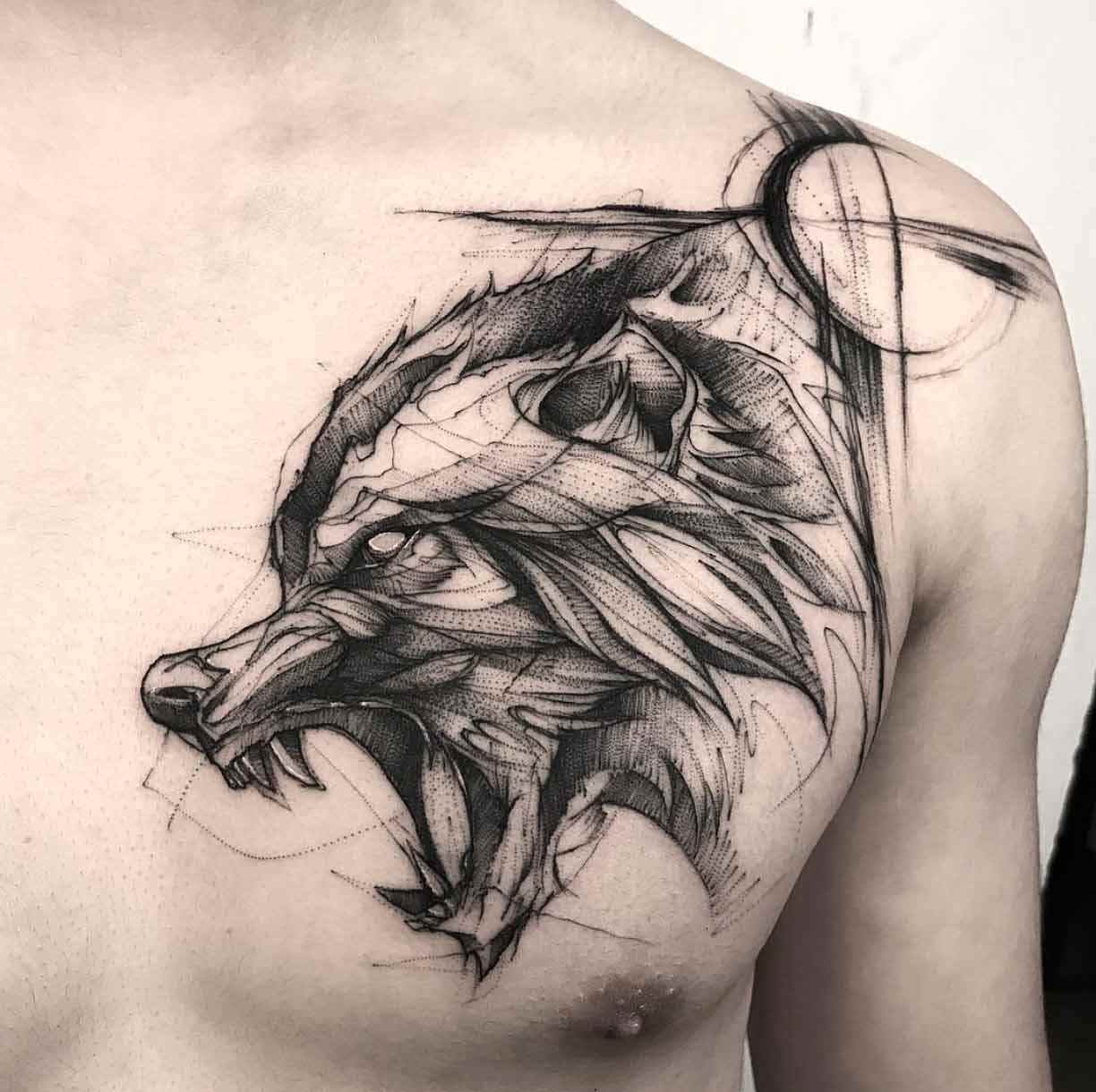 All You Wish To Know About Sketch Tattoos - TattoosWin