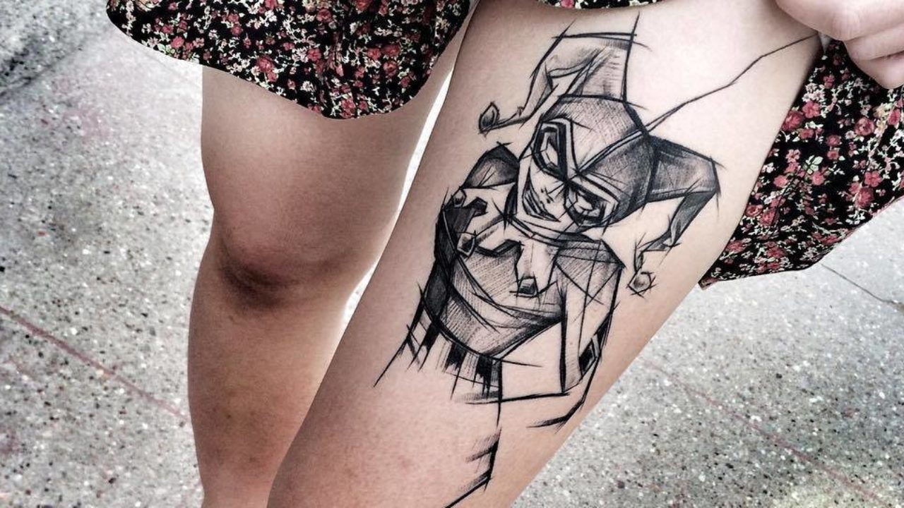 Semi-Abstract Line Sketch Style Animal Tattoos By Darwin Toucourt • Tattoodo