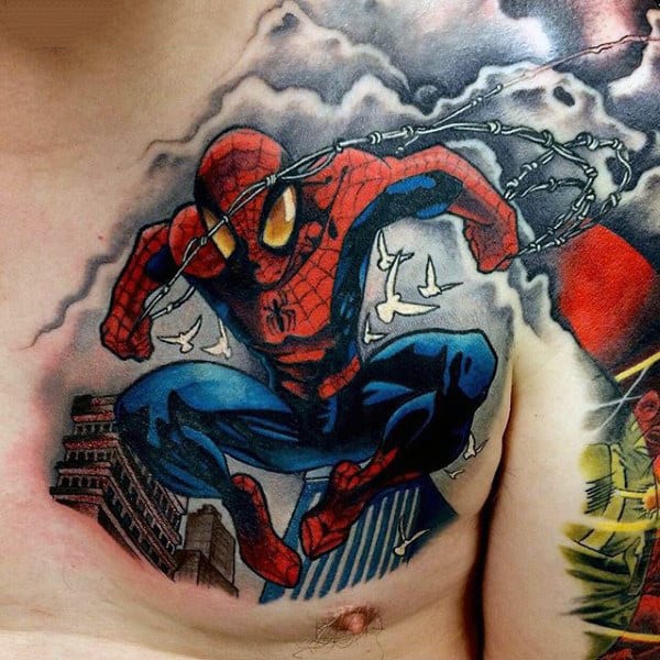 Spider-Man Tattoos- Design Ideas with Meanings - TattoosWin