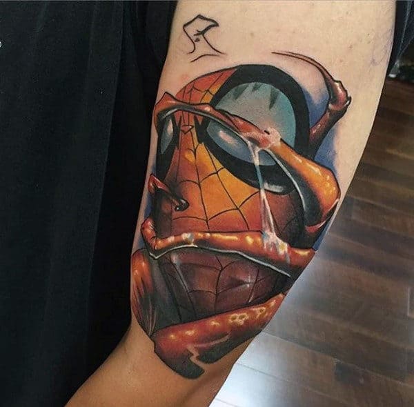 Cool Spider man on hand for men