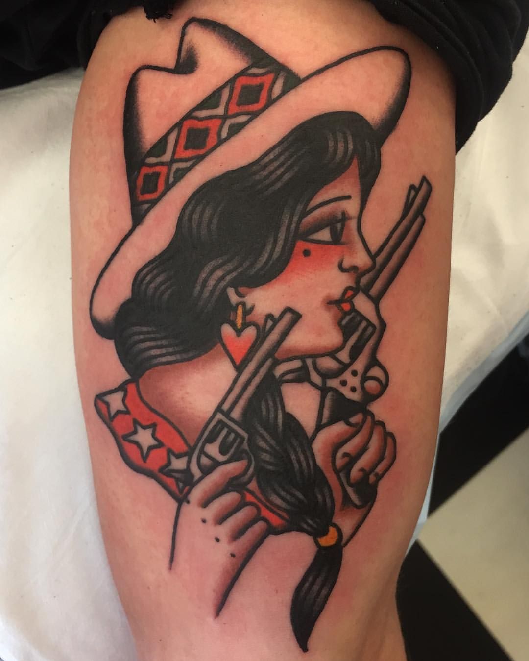 Cowgirl done by Jameson Igou  Under the Needle